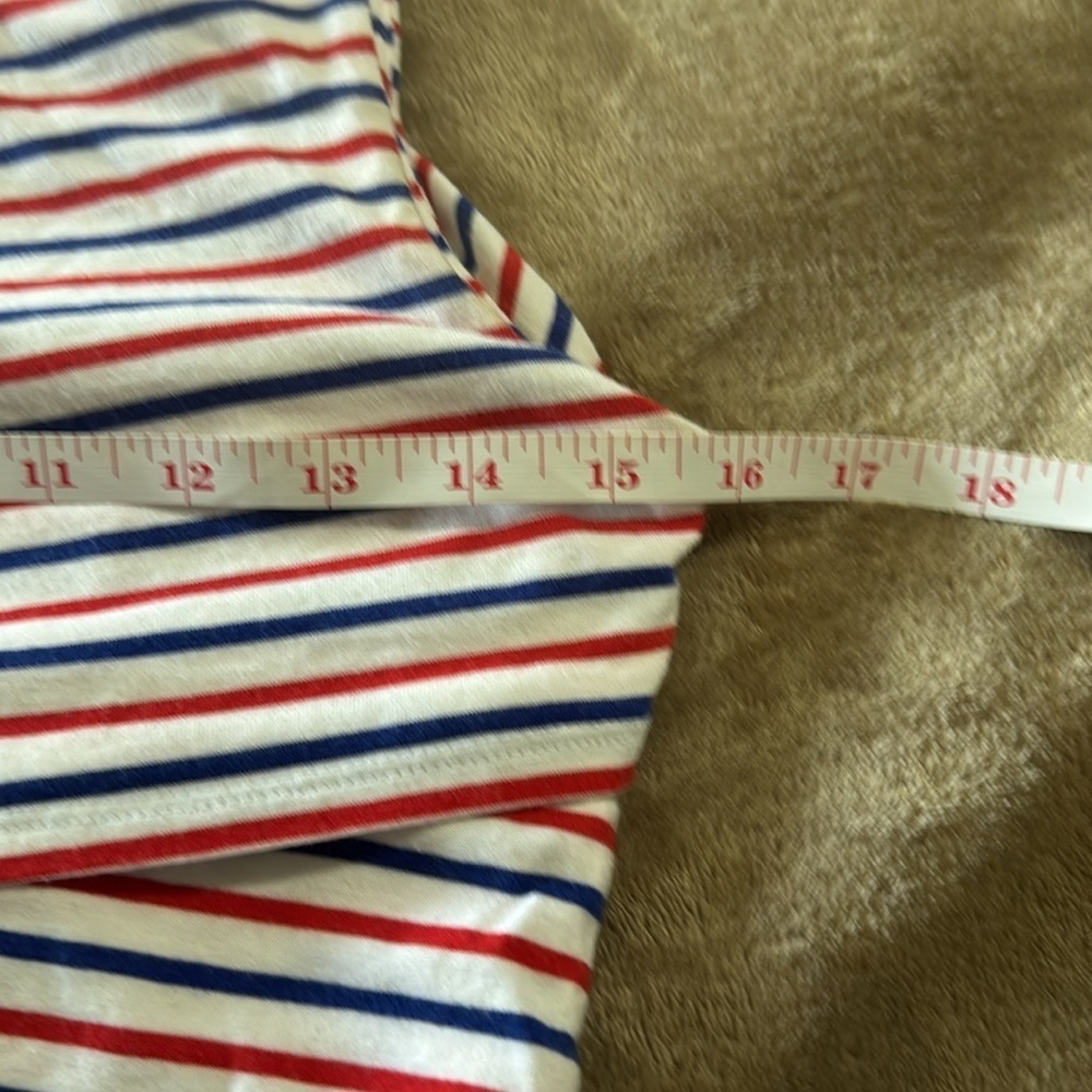 J.‎ McLaughlin Nicola Cotton Blend Striped Sleeveless Mini Dress - Picture 8 of 12